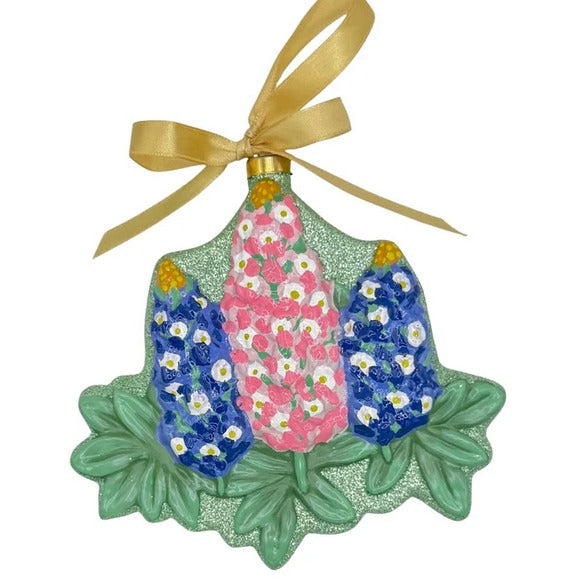 Texan Christmas Ornaments-Tx Bluebonnet 2025
