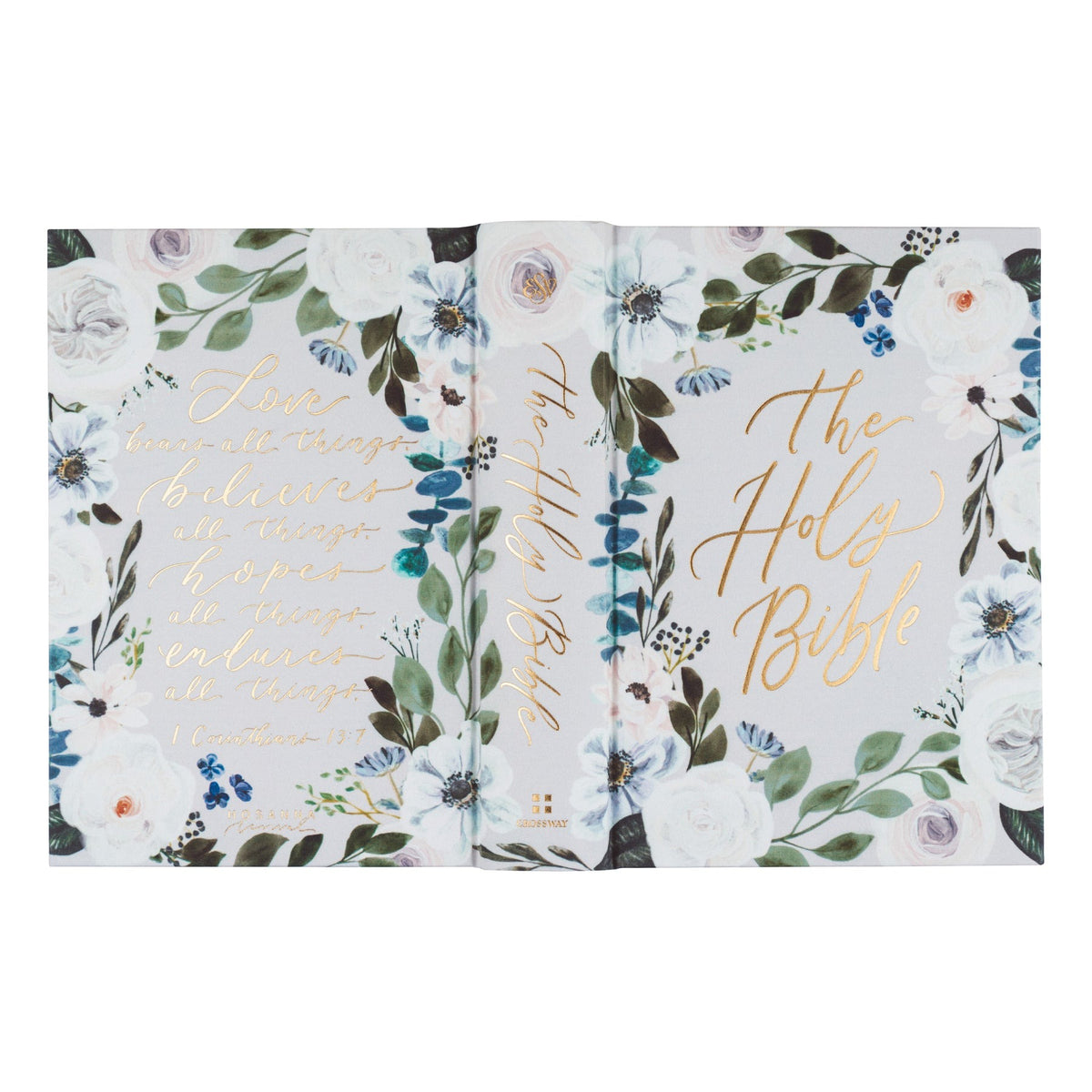 ESV Large Print Journaling Bible: Victoria Theme