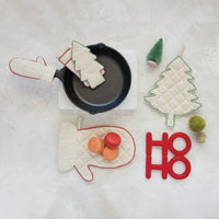 Cast Iron Trivet "Ho Ho"