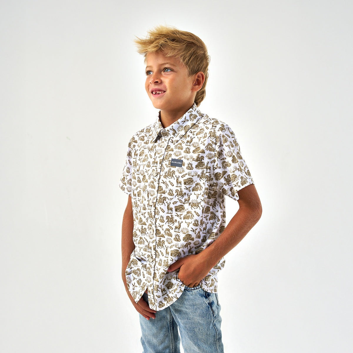 Youth Into the Wild Performance Button Up