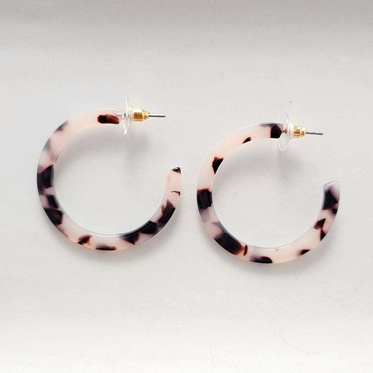 Camy Hoops- Blonde Tortoise