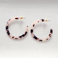 Camy Hoops- Blonde Tortoise