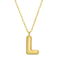 Large Balloon Initial Necklace