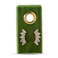 Curved Baguette Stud Set