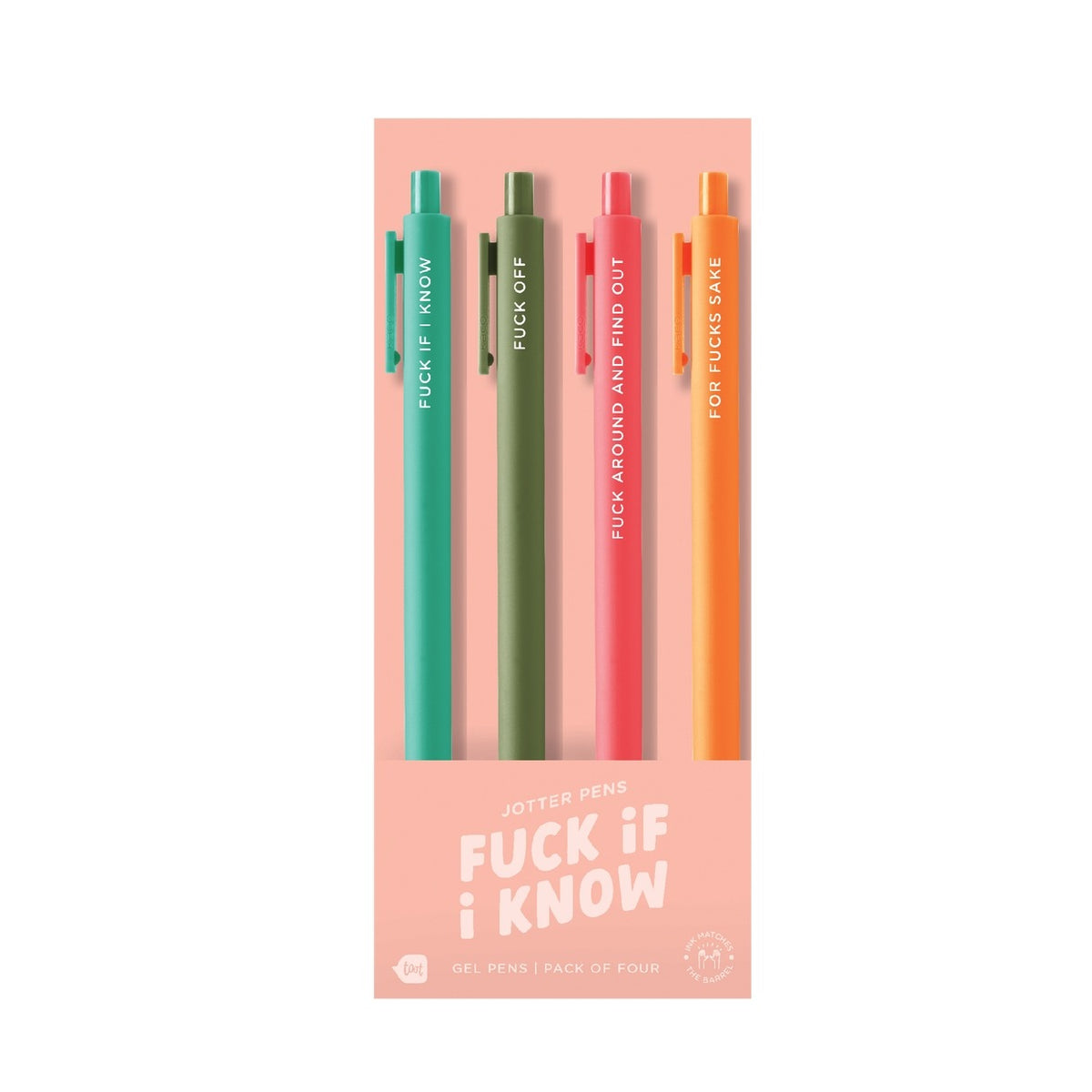 F*ck If I Know 4 Pack Pens