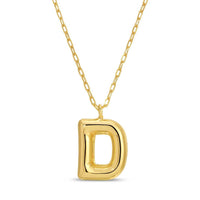 Large Balloon Initial Necklace