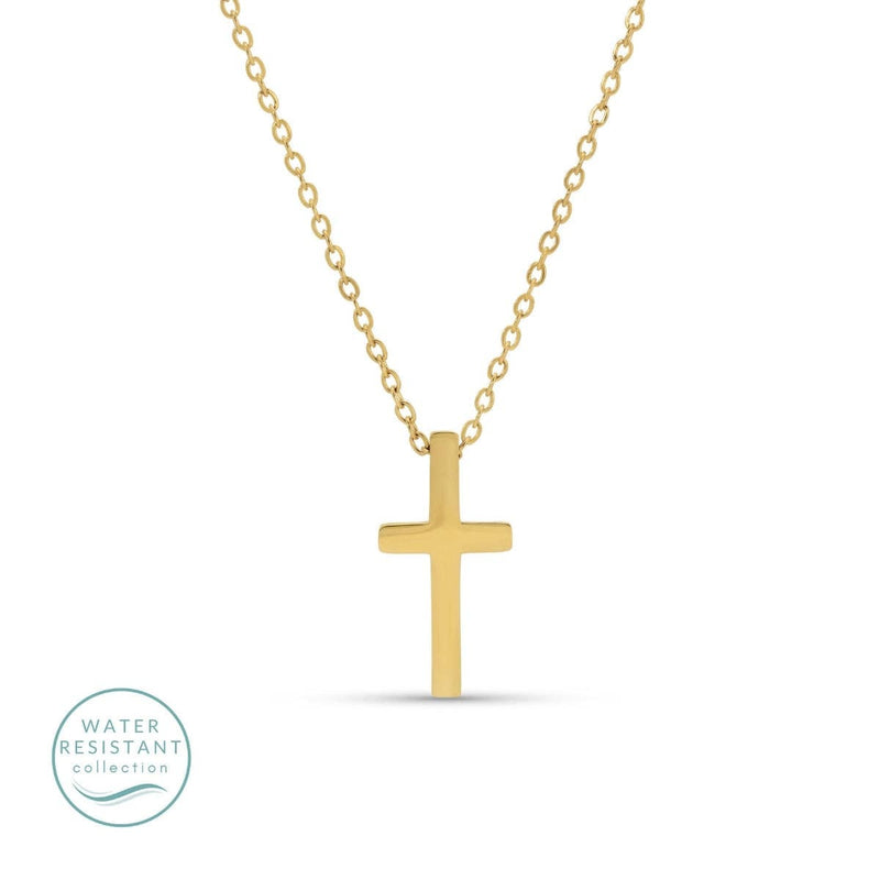 Cross Pendant Necklace- Water Resistant