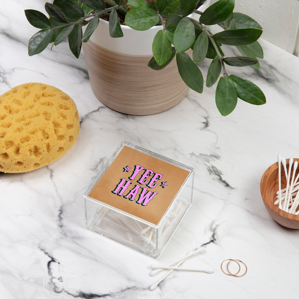 Yee Haw Acrylic Storage Box