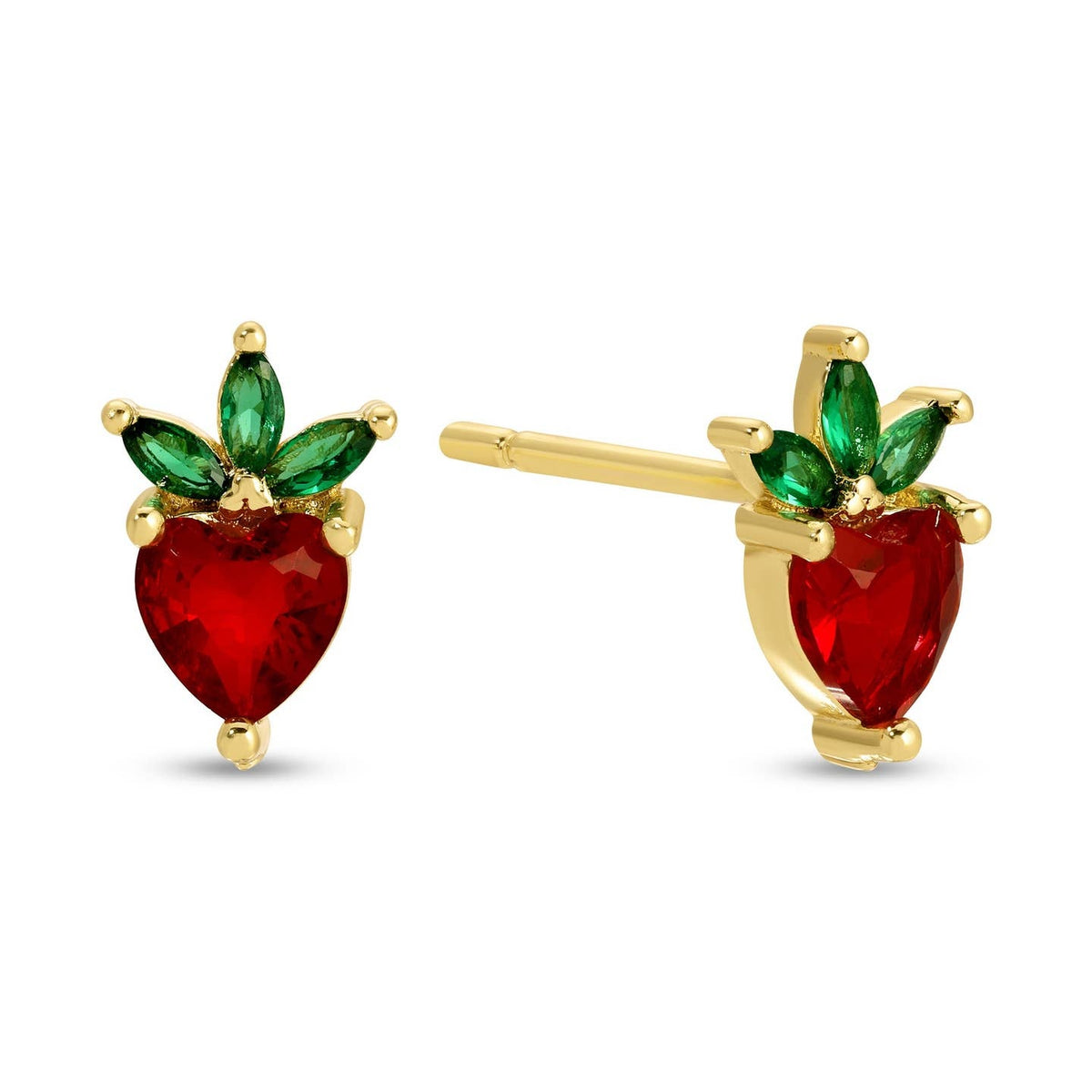 Strawberry Charm Studs