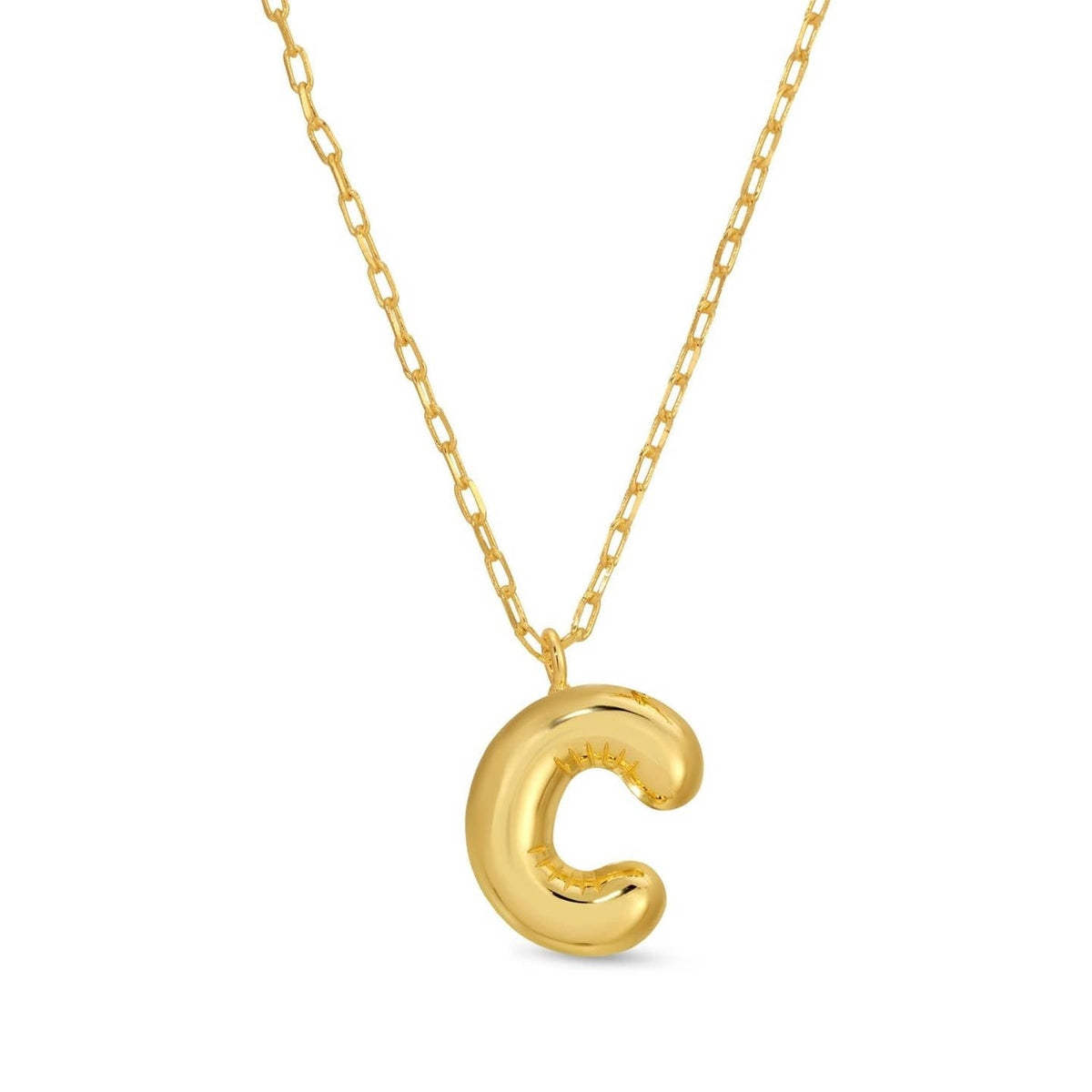 Large Balloon Initial Necklace
