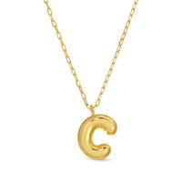 Large Balloon Initial Necklace