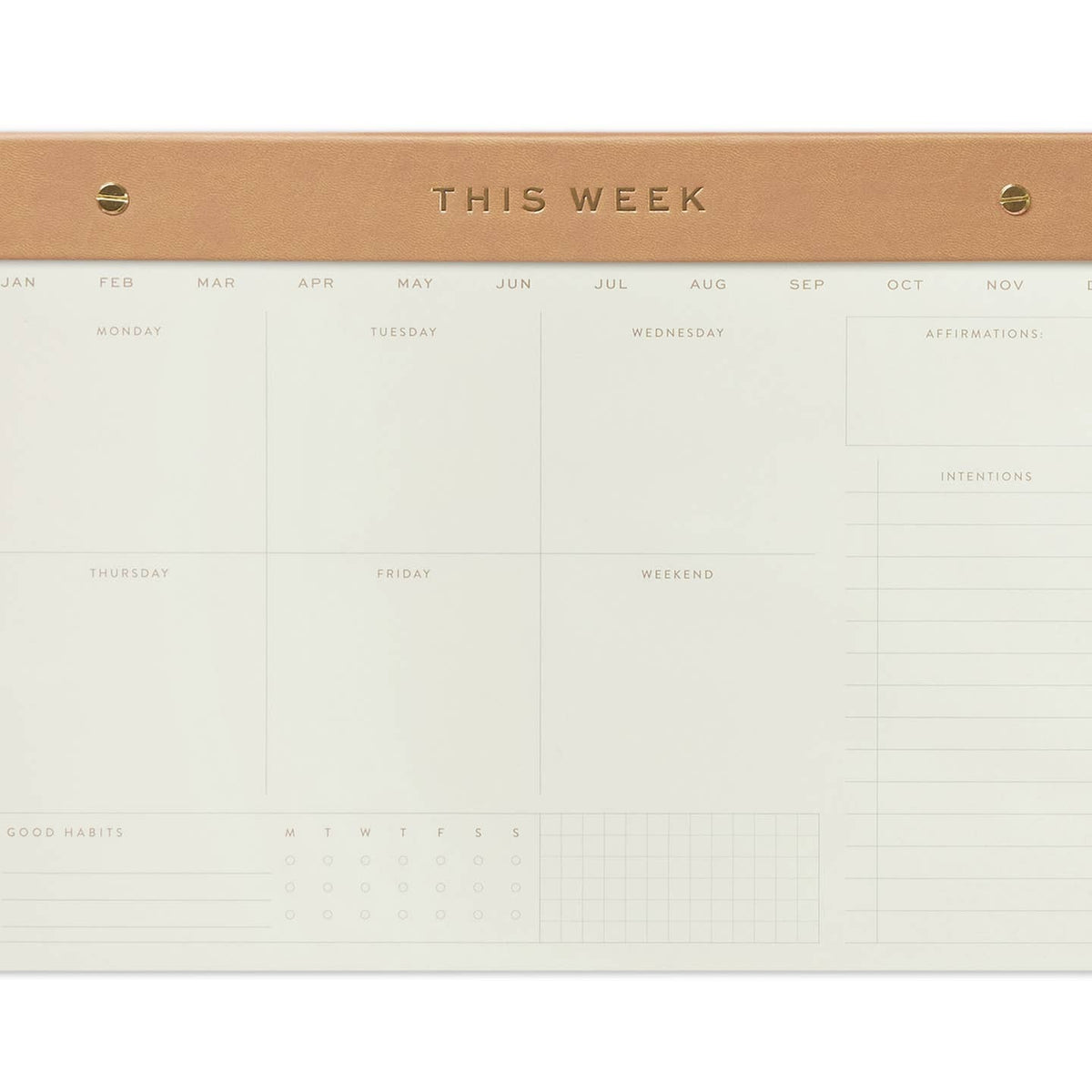 Weekly Post Bound Notepad