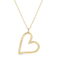Gilded Heart Pendant Necklace