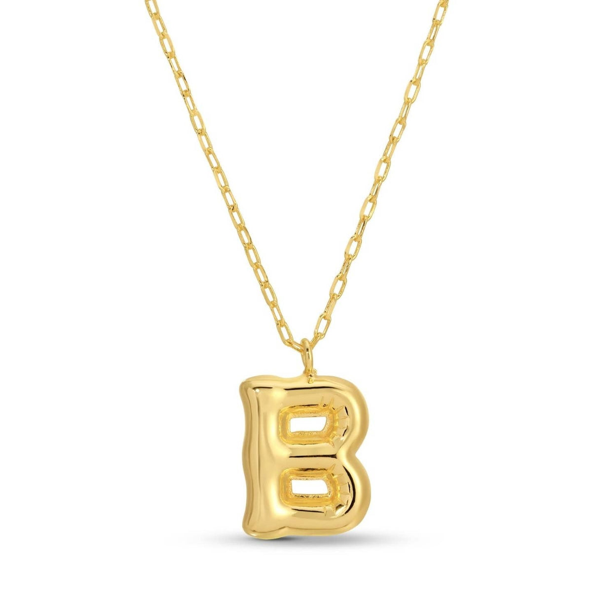 Large Balloon Initial Necklace