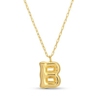 Large Balloon Initial Necklace