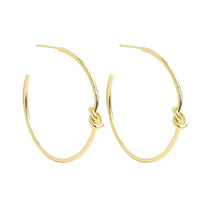 Knot Hoop Earring