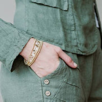 Hollis 4mm Gold Bracelet