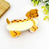 Hot-Dog Hair Clip