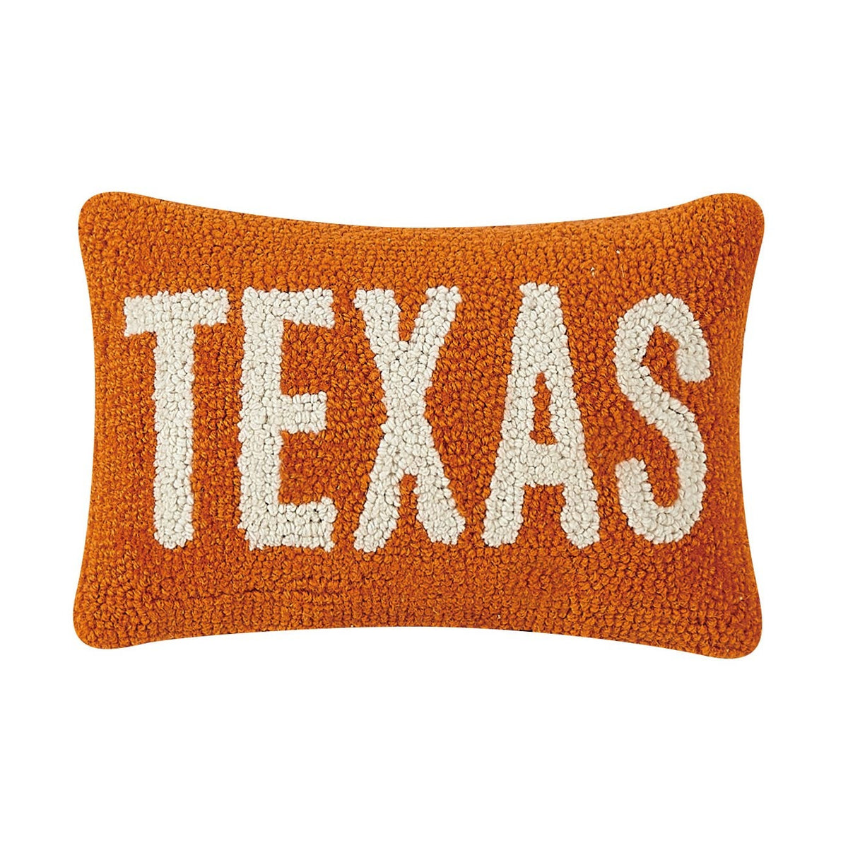 Texas Orange/White Hook Pillow