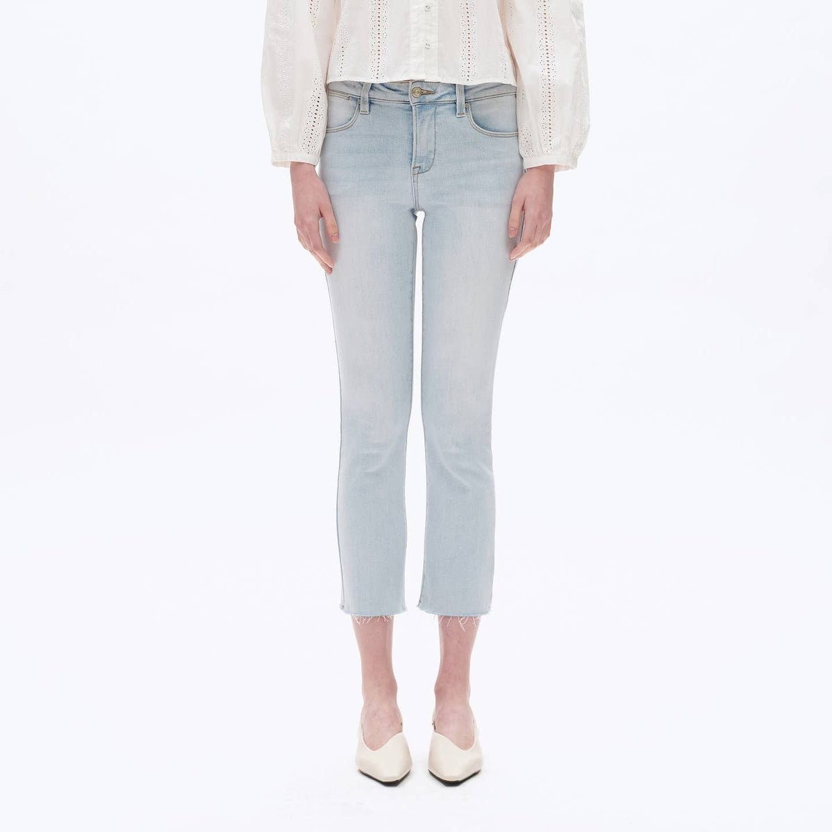 Trace Mid Rise Crop Jeans