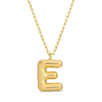 Large Balloon Initial Necklace