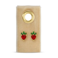 Strawberry Charm Studs