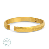Tidal Texture Bangle-Water Resistant