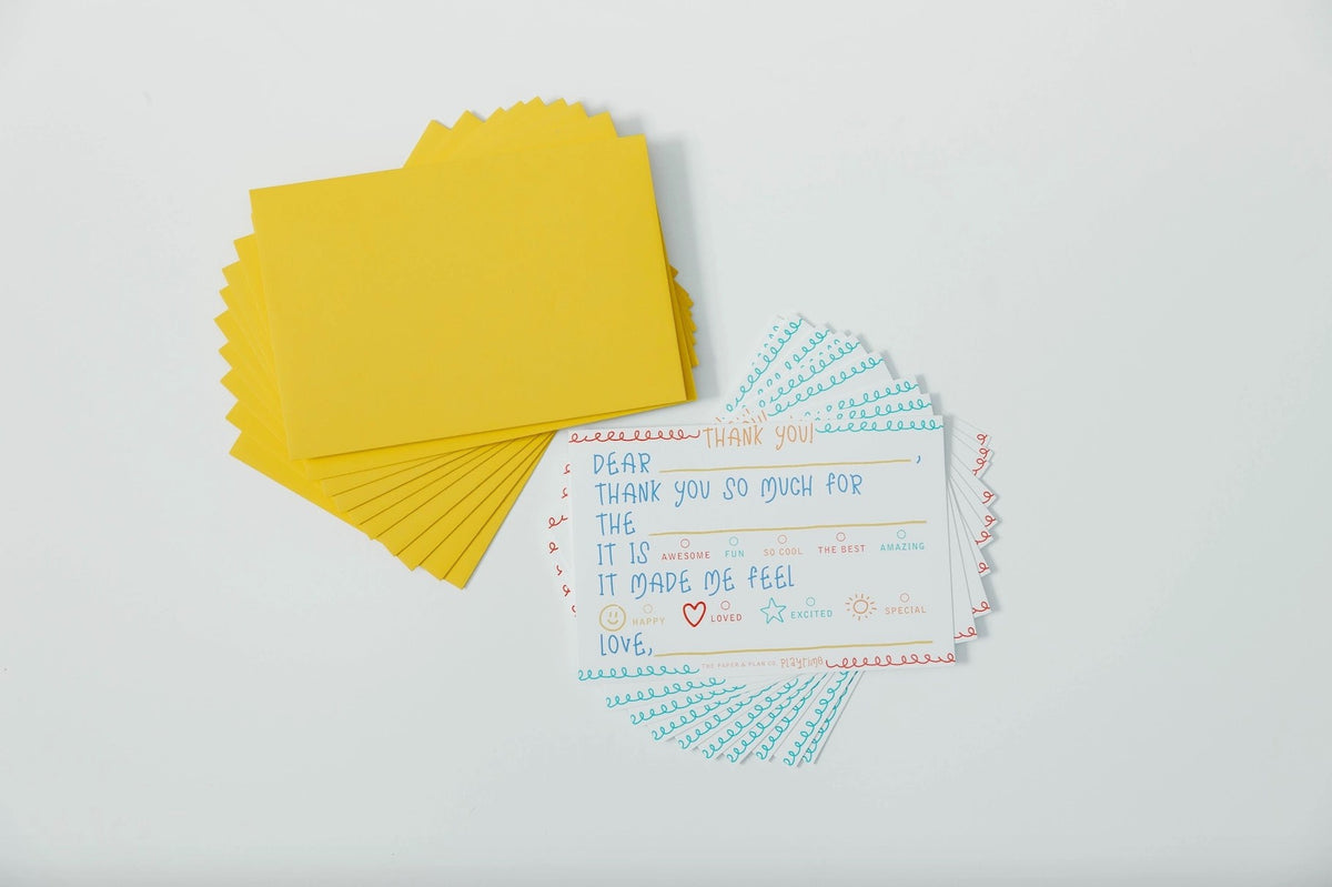 Kids Thank You Notecard Set