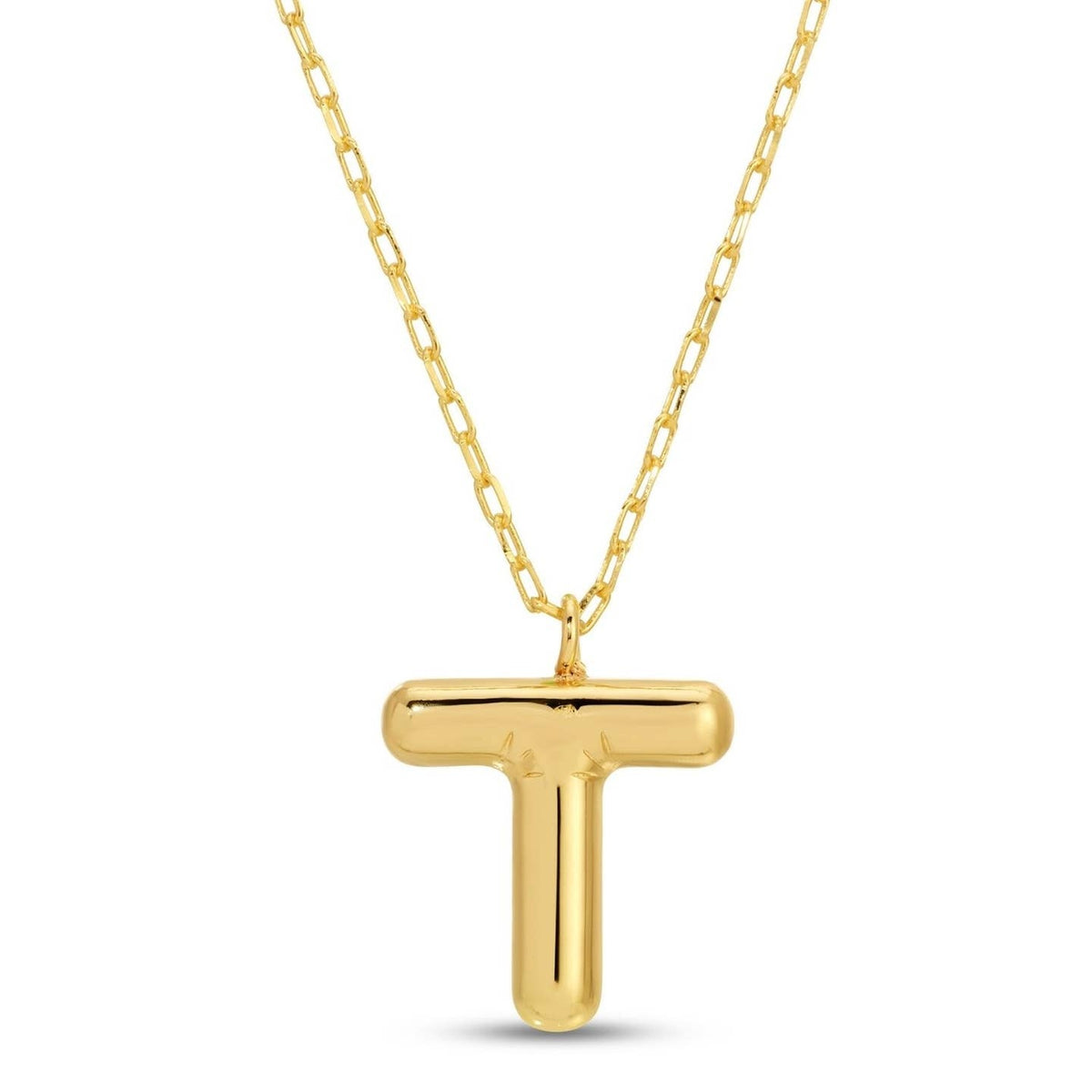Large Balloon Initial Necklace