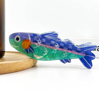 Green/Blue Sardine Hair Clip