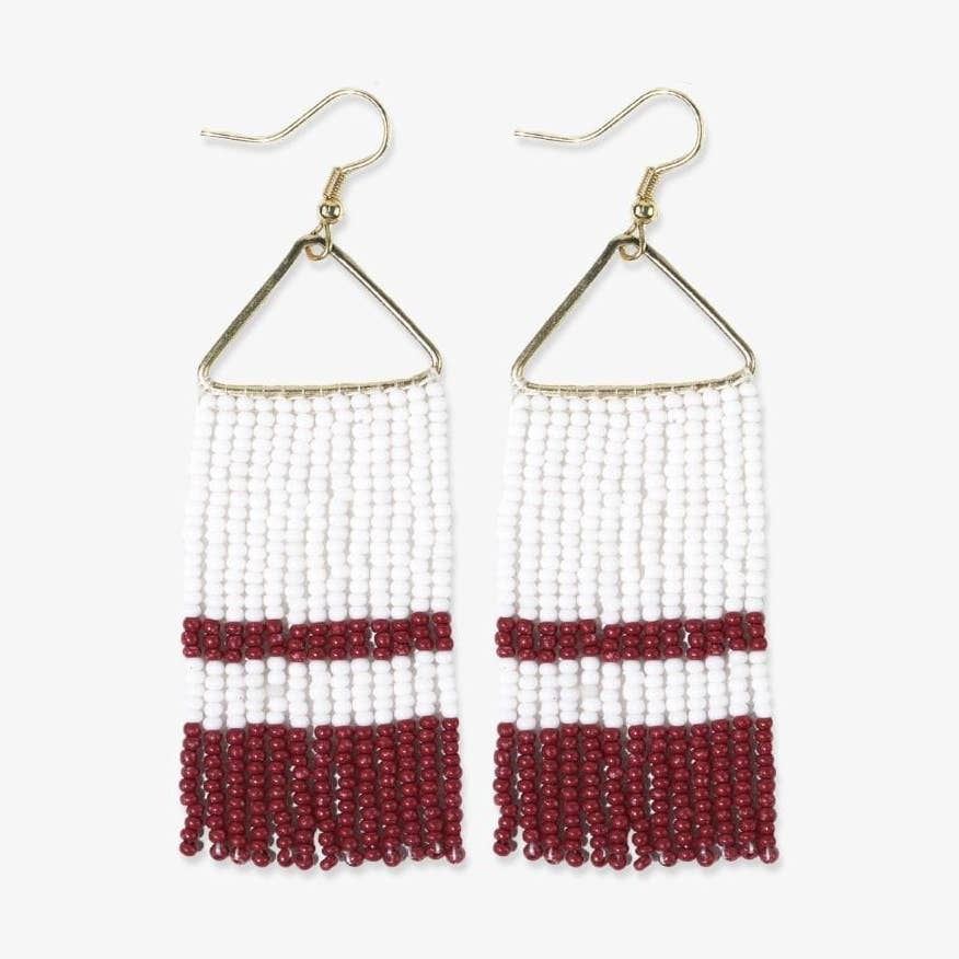Whitney Beaded Fringe Earrings