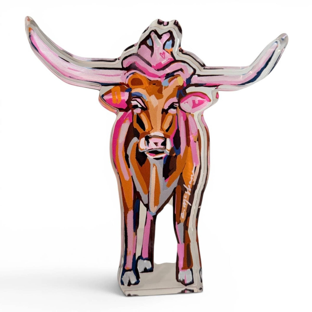 TX Longhorn "LOVE" Acrylic Shelfie