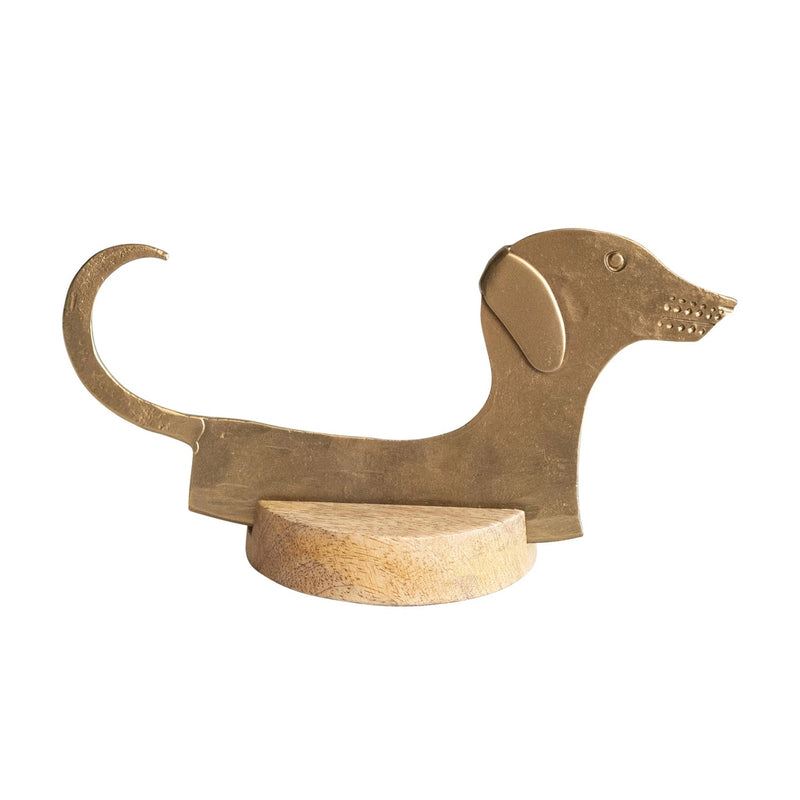Dog Shaped Metal Cheese Knife Set