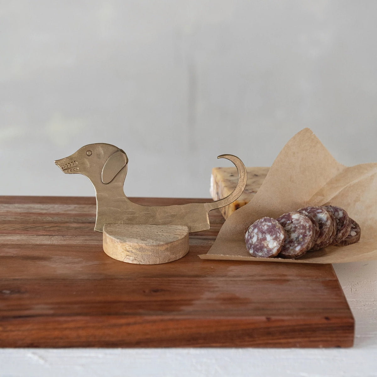 Dog Shaped Metal Cheese Knife Set