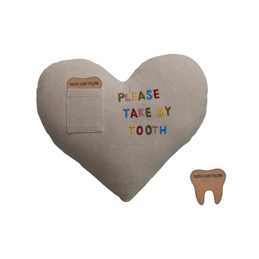Cotton & Linen Tooth Fairy Pillow