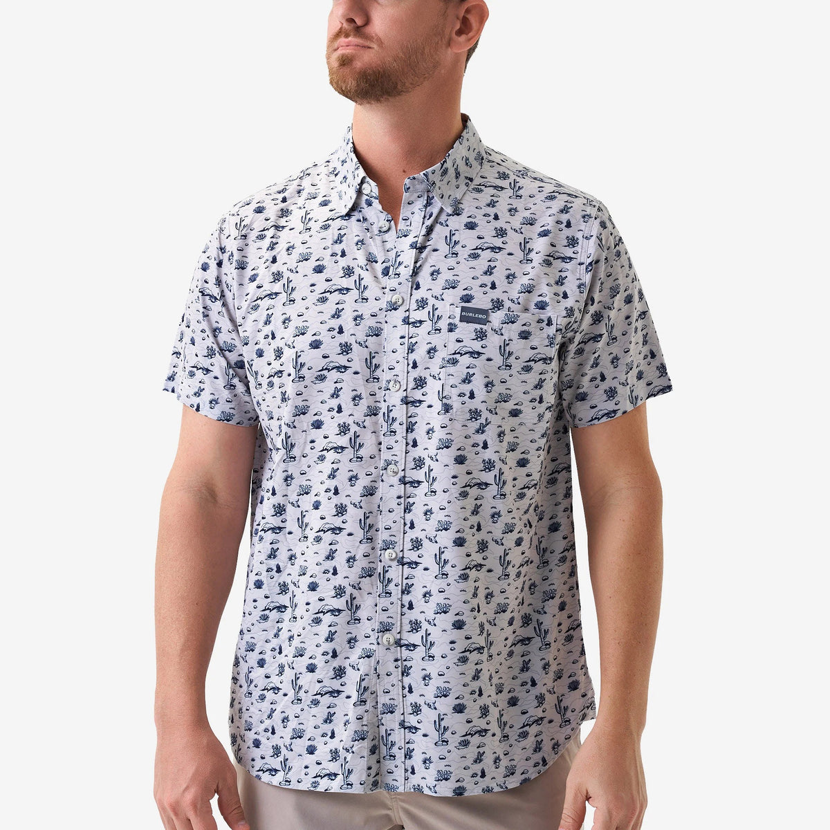 Out West Performance Button Up