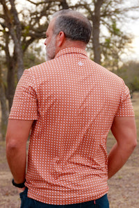 Texas Orange Performance Polo