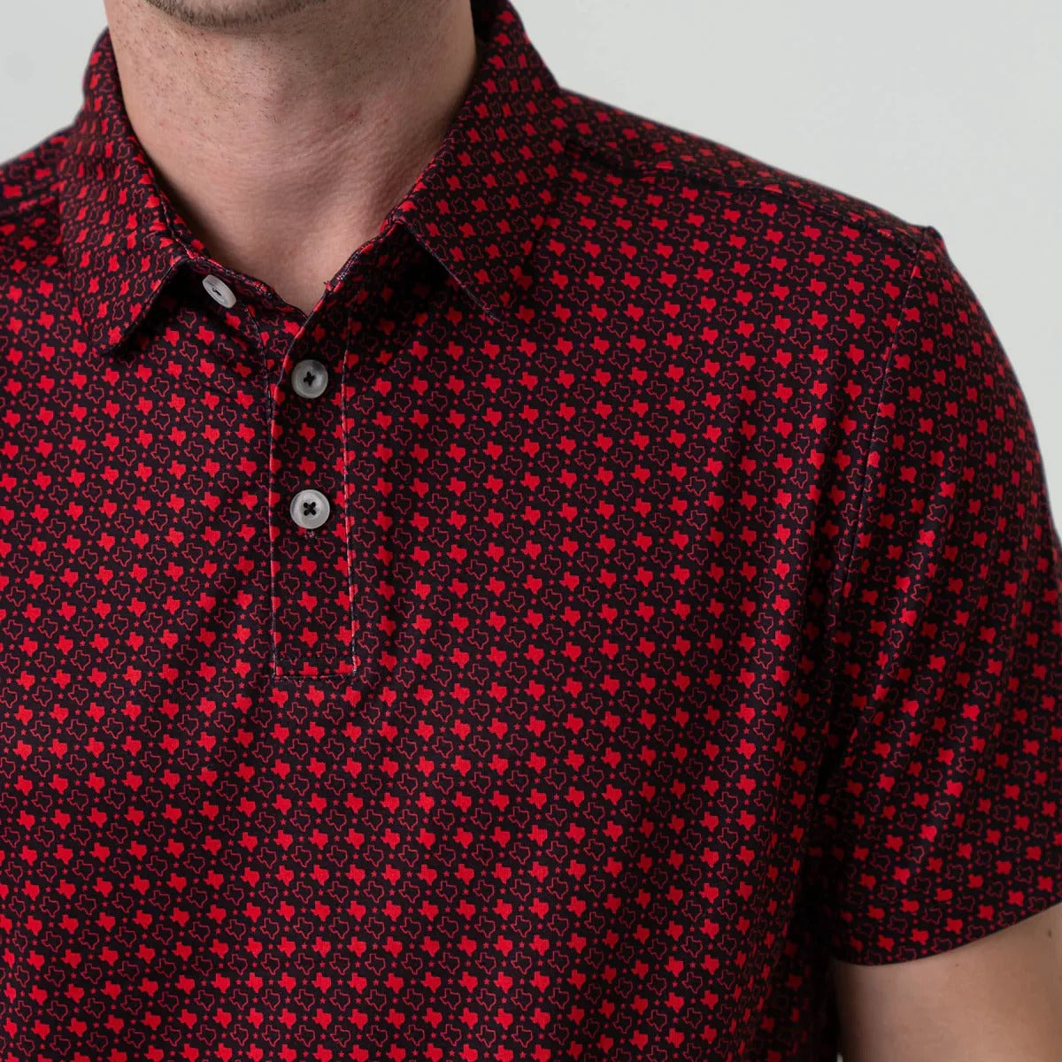 Texas Black Performance Polo