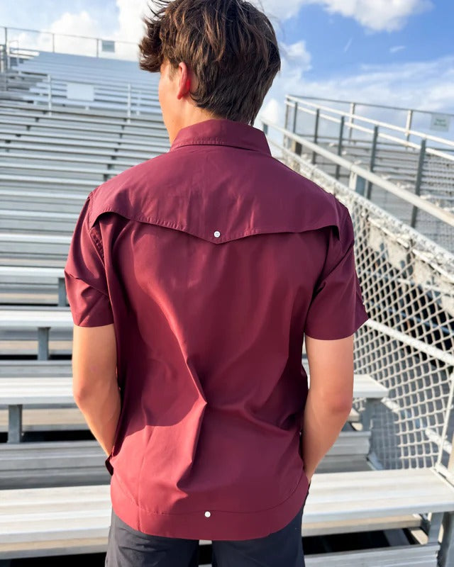 Maroon- Guayabera Libre