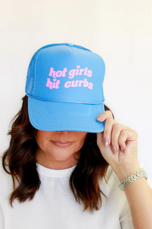 Hot Girls Hit Curbs Trucker Hat