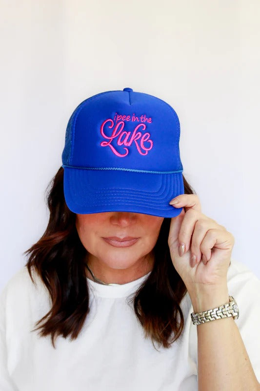 I Pee in the Lake Trucker Hat