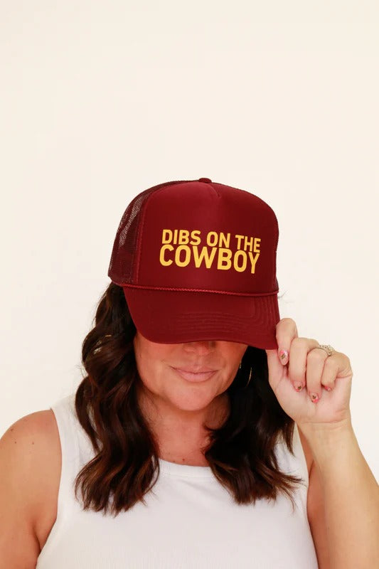 Dibs on the Cowboy Trucker Hat