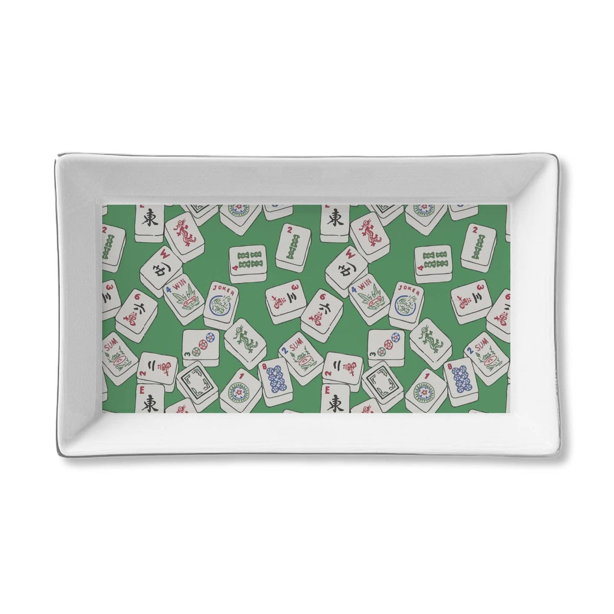 Mahjong Ceramic Tray