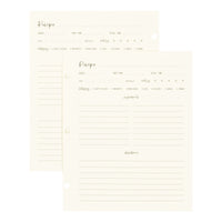 Petite Recipe Page Set