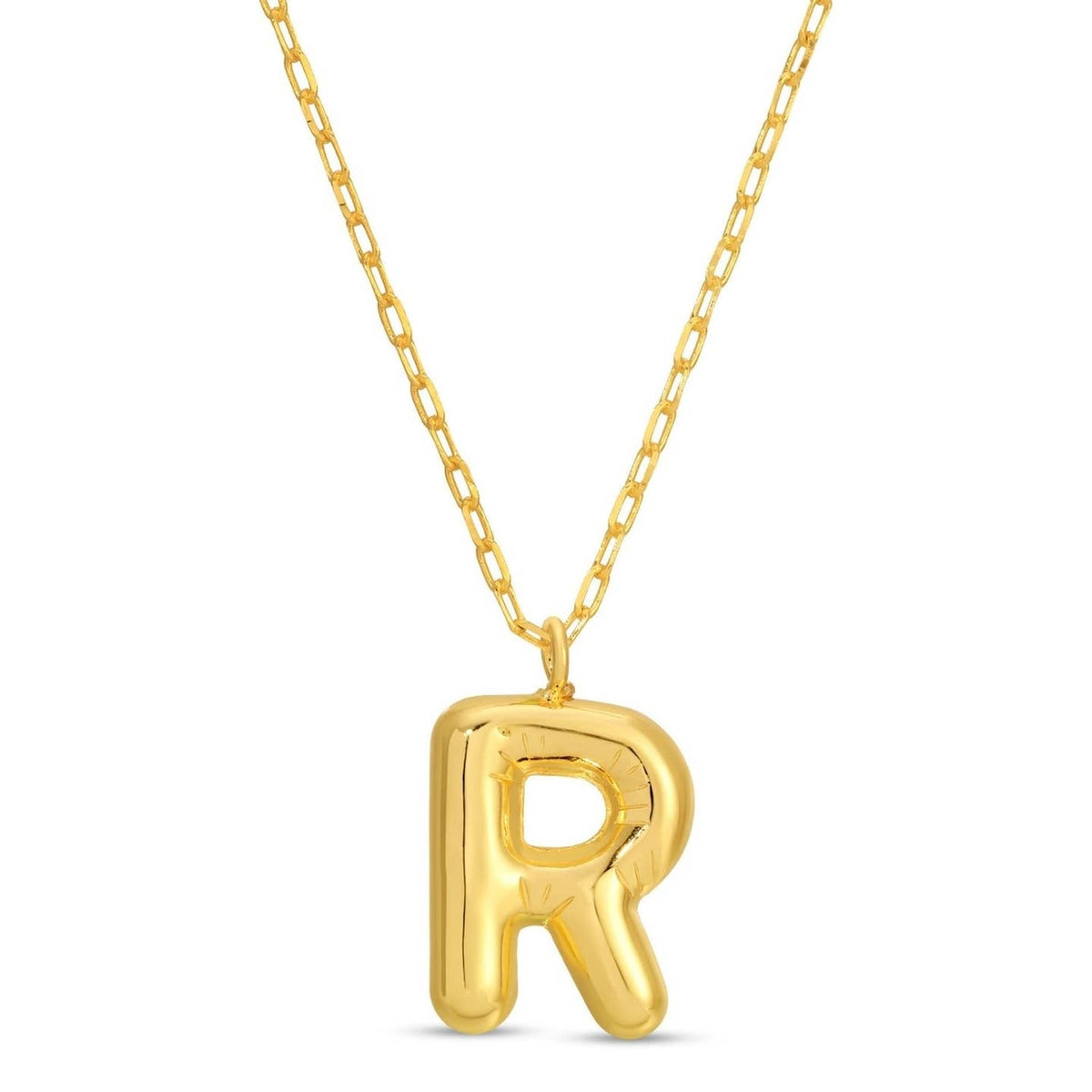 Large Balloon Initial Necklace