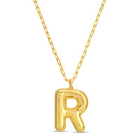Large Balloon Initial Necklace