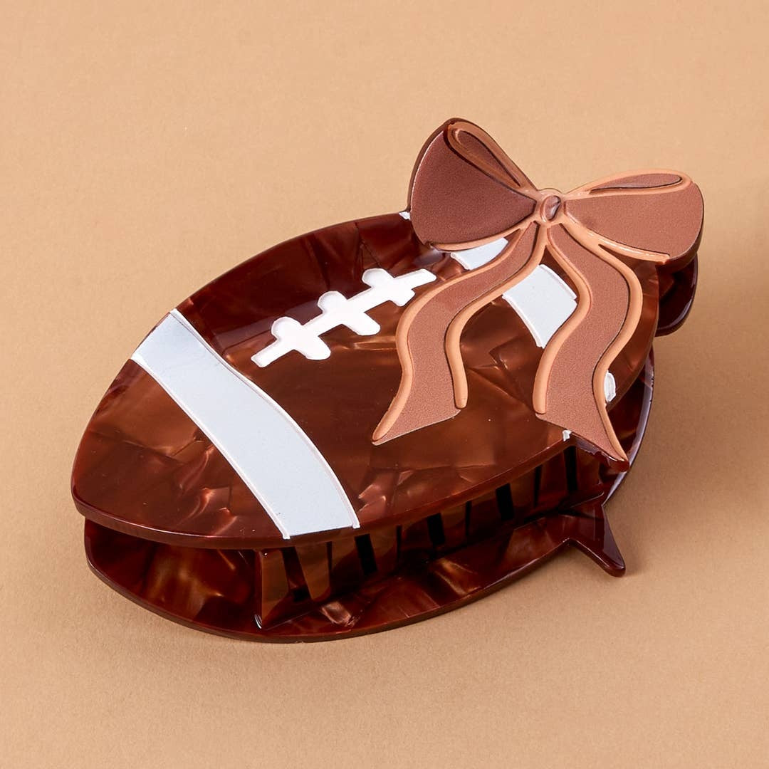 Football Hair Clip
