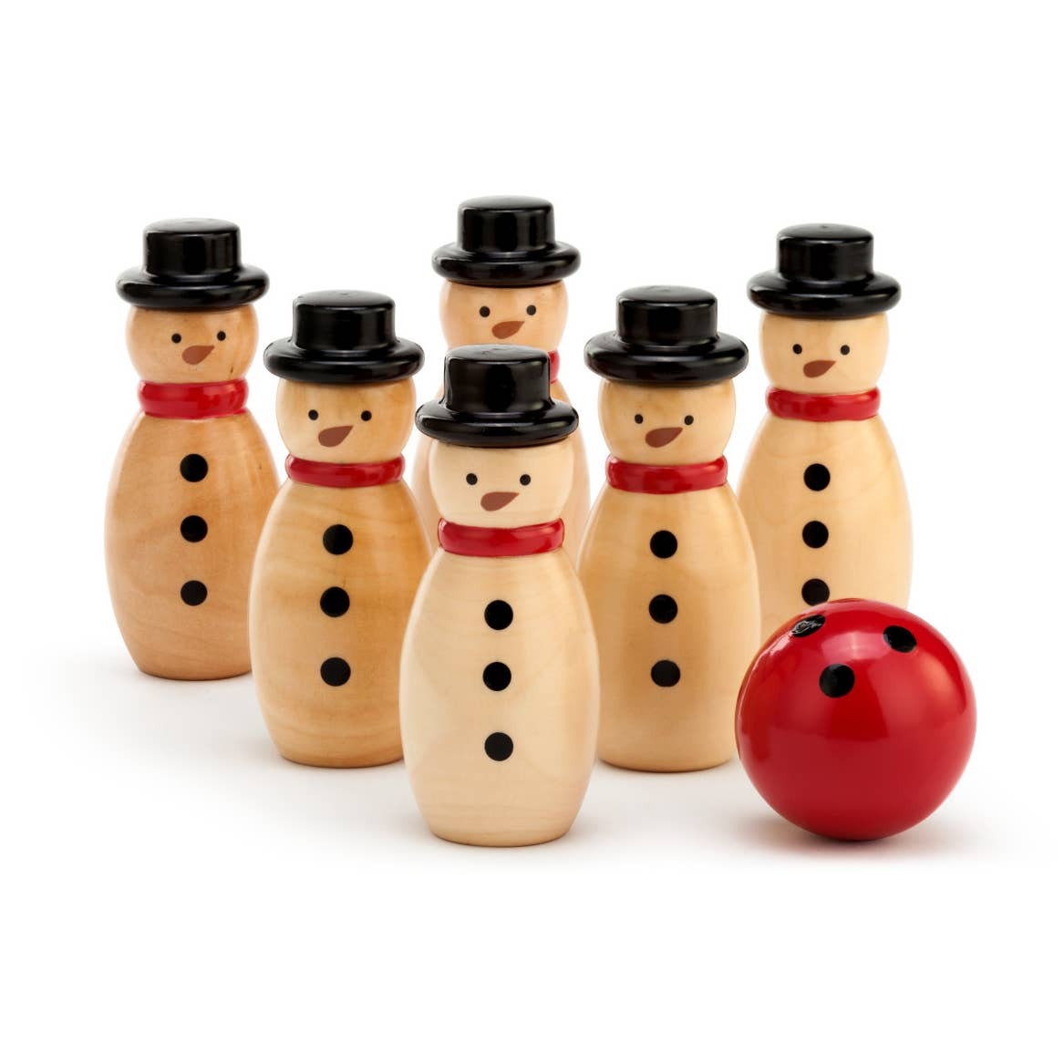 Bowling Snowman Set