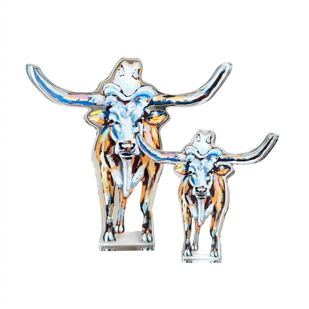 TX Longhorn Acrylic Shelfie
