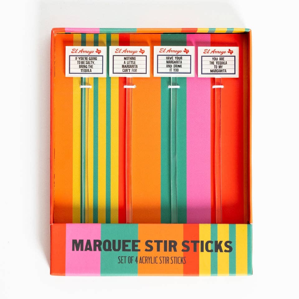 Marquee Stir Sticks - Little Margarita